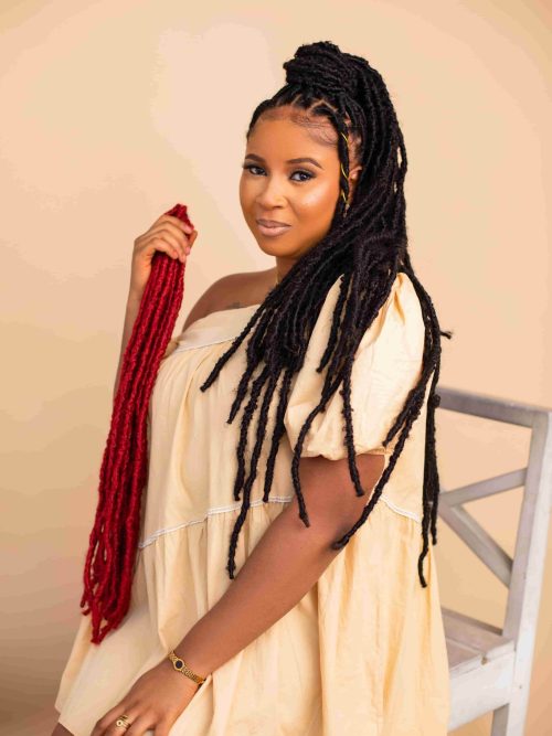 DISTRESSED LOCS 24"